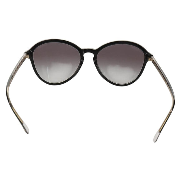 CHANEL Sunglasses plastic Black CC Auth SW1758M