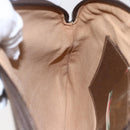 GUCCI GG Supreme Web Sherry Line Bag PVC Beige Gold 904 02 047 Auth SW1759-21