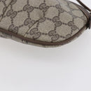 GUCCI GG Supreme Shoulder Bag PVC Beige Gold 40 02 023 Auth SW1760-9