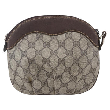 GUCCI GG Supreme Shoulder Bag PVC Beige Gold 40 02 023 Auth SW1760 - 0