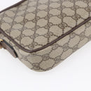 GUCCI GG Supreme Shoulder Bag PVC Leather Beige Gold 007 14 6428 Auth SW1761-16