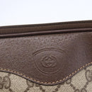 GUCCI GG Supreme Shoulder Bag PVC Leather Beige Gold 007 14 6428 Auth SW1761-17