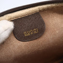 GUCCI GG Supreme Shoulder Bag PVC Leather Beige Gold 007 14 6428 Auth SW1761-18