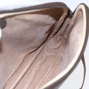 GUCCI GG Supreme Shoulder Bag PVC Leather Beige Gold 007 14 6428 Auth SW1761-19