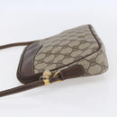 GUCCI GG Supreme Shoulder Bag PVC Leather Beige Gold 007 14 6428 Auth SW1761-3