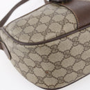 GUCCI GG Supreme Web Sherry Line Bag PVC Beige Gold Red 89 02 032 Auth SW1762-11