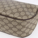 GUCCI GG Supreme Web Sherry Line Bag PVC Beige Gold Red 89 02 032 Auth SW1762-12