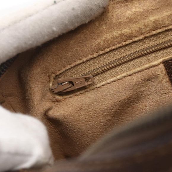 GUCCI GG Supreme Web Sherry Line Bag PVC Beige Gold Red 89 02 032 Auth SW1762