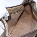 GUCCI GG Supreme Web Sherry Line Bag PVC Beige Gold Red 89 02 032 Auth SW1762-19