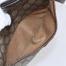 GUCCI GG Supreme Web Sherry Line Bag PVC Beige Gold Red 89 02 032 Auth SW1762-22