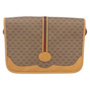 GUCCI Micro GG Supreme Shoulder Bag PVC Beige Gold 001 104 0551 Auth SW1765-13