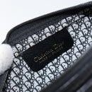 Christian Dior Shoulder Bag Leather Black Gold Auth SW1767-11