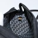 Christian Dior Shoulder Bag Leather Black Gold Auth SW1767-18