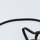 Christian Dior Shoulder Bag Leather Black Gold Auth SW1767-8