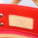 LOUIS VUITTON Monogram Vernis Reade PM Hand Bag Red Rouge M91088 LV Auth SW1770-10