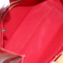 LOUIS VUITTON Monogram Vernis Reade PM Hand Bag Red Rouge M91088 LV Auth SW1770-11