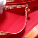 LOUIS VUITTON Monogram Vernis Reade PM Hand Bag Red Rouge M91088 LV Auth SW1770-20