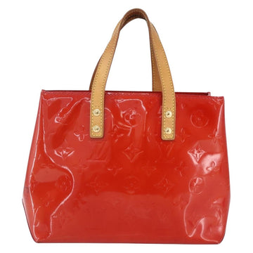 LOUIS VUITTON Monogram Vernis Reade PM Hand Bag Red Rouge M91088 LV Auth SW1770 - 0
