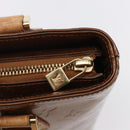 LOUIS VUITTON Monogram Vernis Houston Hand Bag Bronze M91122 LV Auth SW1772-18