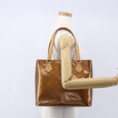 LOUIS VUITTON Monogram Vernis Houston Hand Bag Bronze M91122 LV Auth SW1772-24