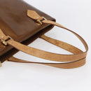 LOUIS VUITTON Monogram Vernis Houston Hand Bag Bronze M91122 LV Auth SW1772-7