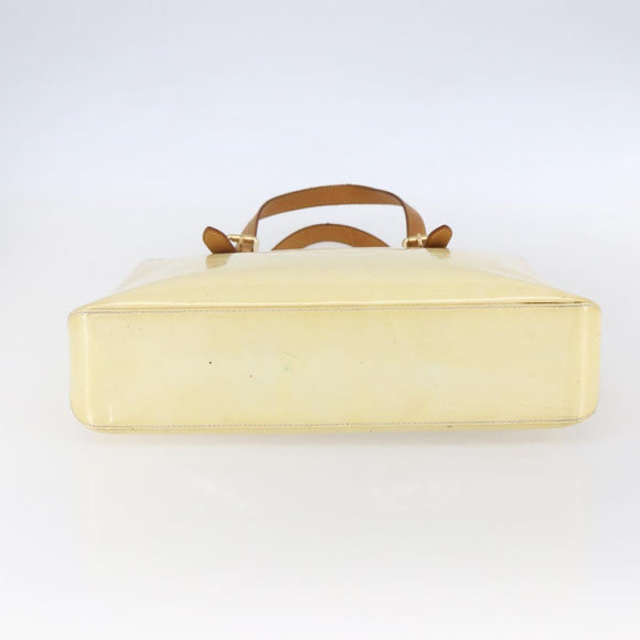 LOUIS VUITTON Monogram Vernis Brentwood Shoulder Bag Perle M91512 LV Auth SW1773