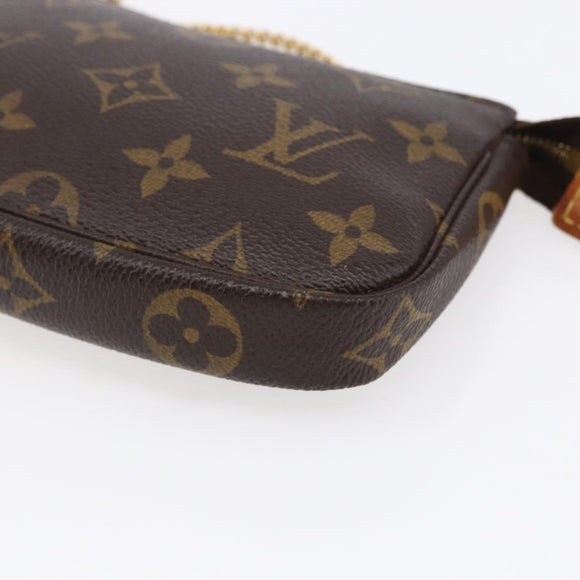 LOUIS VUITTON Monogram Mini Pochette Accessoires Pouch M58009 LV Auth SW1774
