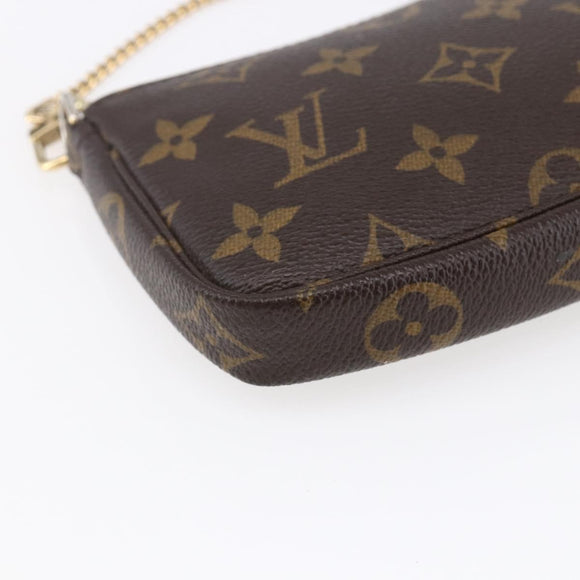 LOUIS VUITTON Monogram Mini Pochette Accessoires Pouch M58009 LV Auth SW1774