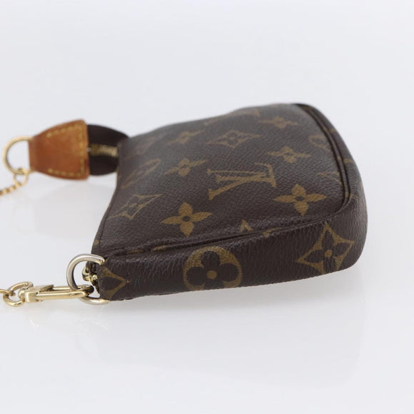 LOUIS VUITTON Monogram Mini Pochette Accessoires Pouch M58009 LV Auth SW1774