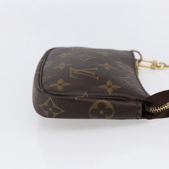 LOUIS VUITTON Monogram Mini Pochette Accessoires Pouch M58009 LV Auth SW1774