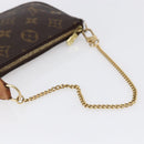 LOUIS VUITTON Monogram Mini Pochette Accessoires Pouch M58009 LV Auth SW1774-7
