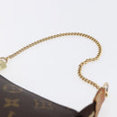 LOUIS VUITTON Monogram Mini Pochette Accessoires Pouch M58009 LV Auth SW1774-8