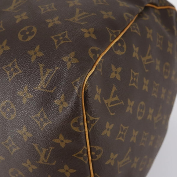 LOUIS VUITTON Monogram Keepall 55 Boston Bag M41424 LV Auth SW1778