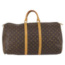 LOUIS VUITTON Monogram Keepall 55 Boston Bag M41424 LV Auth SW1778-2