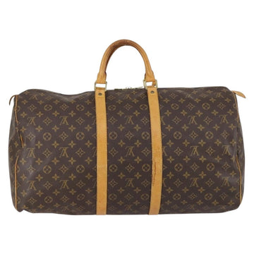 LOUIS VUITTON Monogram Keepall 55 Boston Bag M41424 LV Auth SW1778 - 0