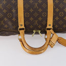 LOUIS VUITTON Monogram Keepall 55 Boston Bag M41424 LV Auth SW1778-7