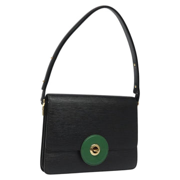 LOUIS VUITTON Epi Free Run Shoulder Bag Green Black M52414 LV Auth sw178