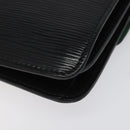 LOUIS VUITTON Epi Free Run Shoulder Bag Green Black M52414 LV Auth sw178-16