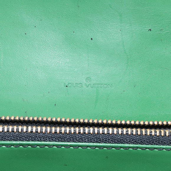 LOUIS VUITTON Epi Free Run Shoulder Bag Green Black M52414 LV Auth sw178