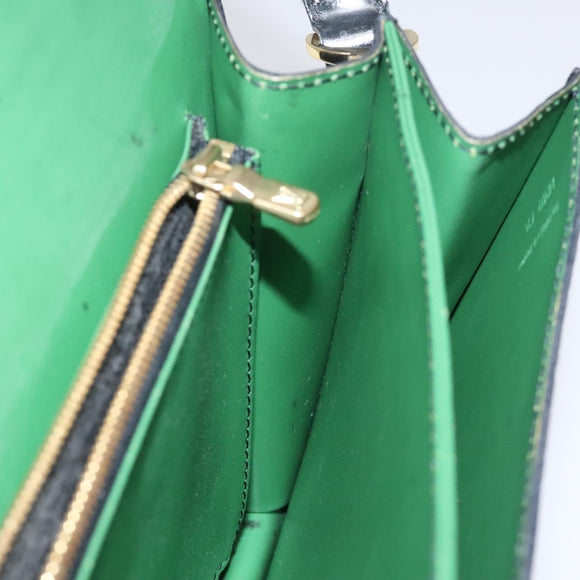 LOUIS VUITTON Epi Free Run Shoulder Bag Green Black M52414 LV Auth sw178