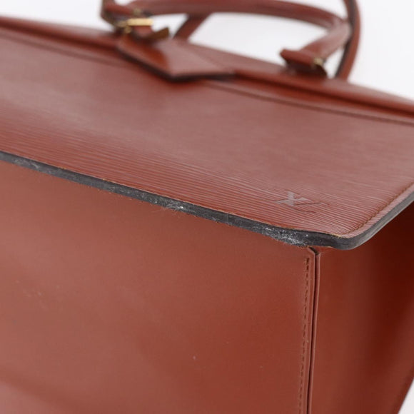 LOUIS VUITTON Epi Riviera Hand Bag Brown M48183 LV Auth SW1781