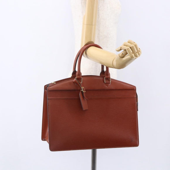 LOUIS VUITTON Epi Riviera Hand Bag Brown M48183 LV Auth SW1781