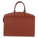 LOUIS VUITTON Epi Riviera Hand Bag Brown M48183 LV Auth SW1781-2
