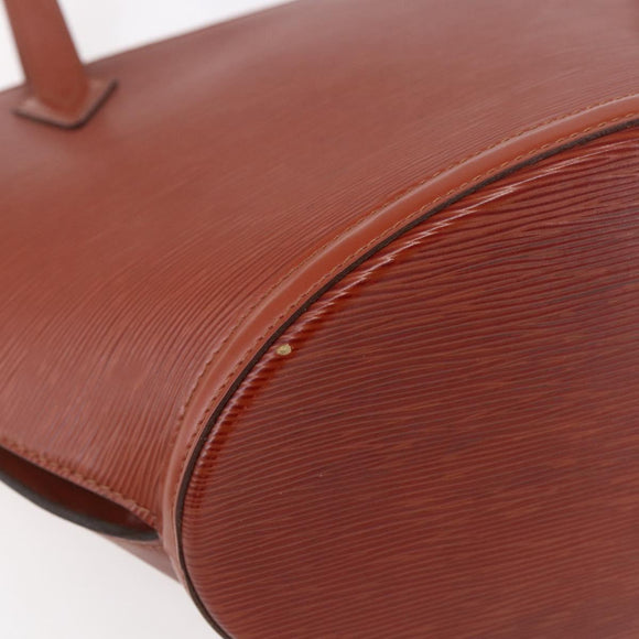 LOUIS VUITTON Epi Saint Jacques Shopping Shoulder Bag Brown M52263 Auth SW1782