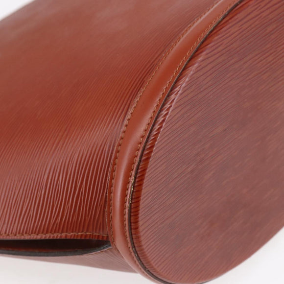 LOUIS VUITTON Epi Saint Jacques Shopping Shoulder Bag Brown M52263 Auth SW1782