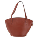 LOUIS VUITTON Epi Saint Jacques Shopping Shoulder Bag Brown M52263 Auth SW1782-13