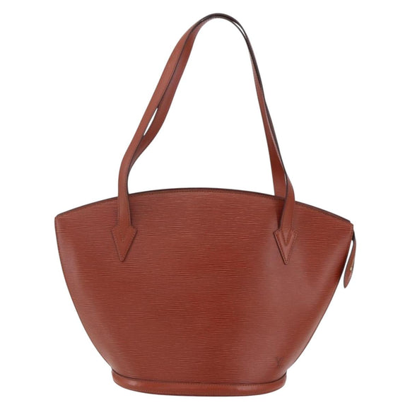 LOUIS VUITTON Epi Saint Jacques Shopping Shoulder Bag Brown M52263 Auth SW1782