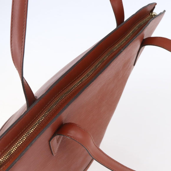 LOUIS VUITTON Epi Saint Jacques Shopping Shoulder Bag Brown M52263 Auth SW1782