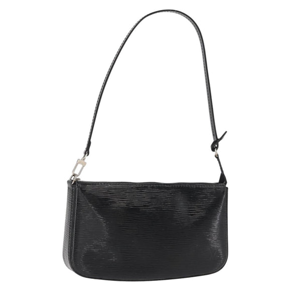LOUIS VUITTON Epi Electric Pochette Accessoires Pouch Black M4080N Auth SW1783