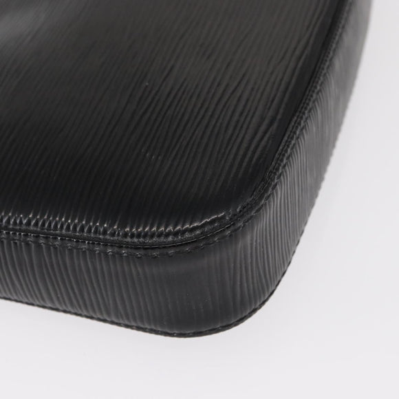 LOUIS VUITTON Epi Electric Pochette Accessoires Pouch Black M4080N Auth SW1783
